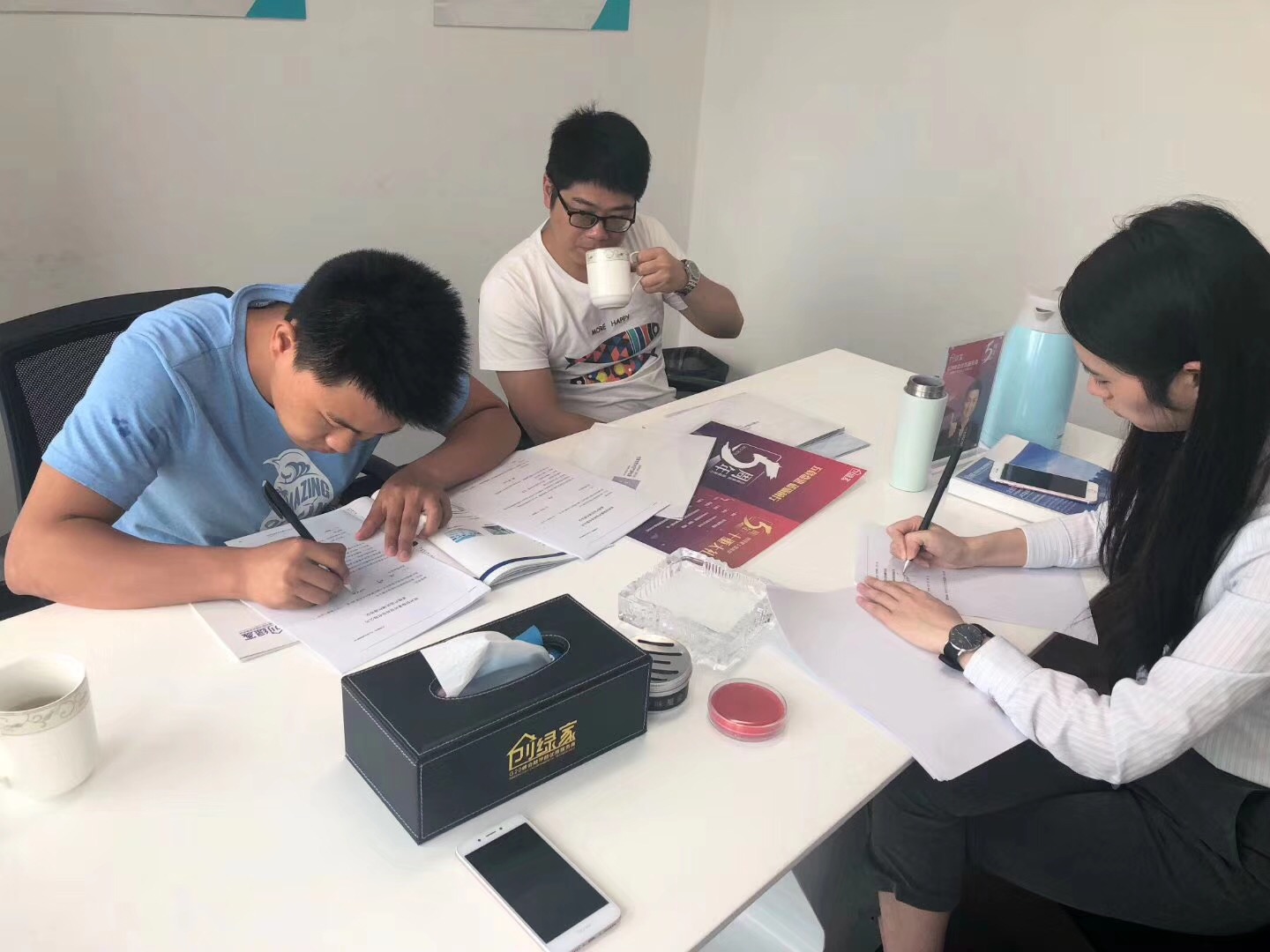 熱烈祝賀陳總、林總簽約創(chuàng)綠家三明市縣級代理！