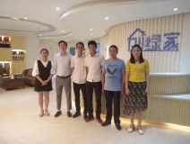 熱烈祝賀無錫曾總、陳總團隊成功加入創(chuàng)綠家！