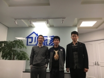熱烈祝賀樂(lè)清楊總、尹總、王總成功加盟創(chuàng)綠家！