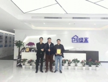 熱烈祝賀莫總、劉總簽約創(chuàng)綠家東莞市區(qū)級(jí)代理！