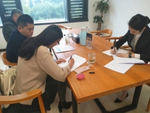 熱烈祝賀陳總一行簽約創(chuàng)綠家無錫市區(qū)級代理！