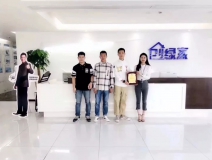 熱烈祝賀馮總、李總、龔總簽約創(chuàng)綠家清遠(yuǎn)市區(qū)級(jí)代理！