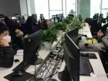 成都一公司邊裝修邊辦公，裝修味道嗆人 員工戴防毒面具辦公