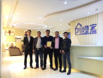 熱烈祝賀周總簽約創(chuàng)綠家鷹潭市區(qū)級代理！