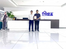 熱烈祝賀陳總簽約創(chuàng)綠家江蘇省鹽城市區(qū)級代理！